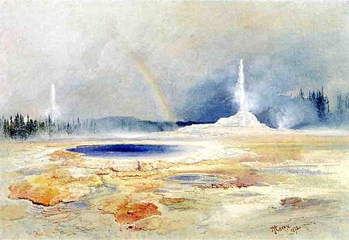 The Castle Geyser, Fire Hole Basin, 1872, Thomas Moran