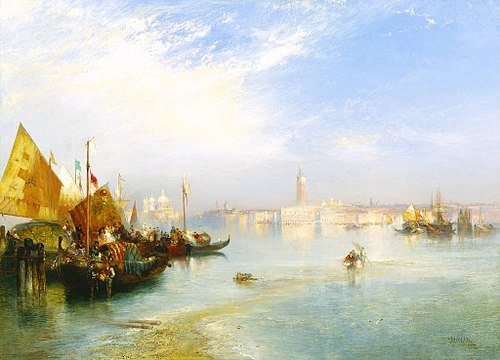 The Fisherman's Wedding Party, 1892, Thomas Moran