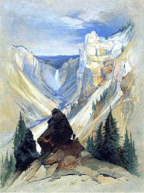 The Grand Canyon of the Yellowstone, 1872, Thomas Moran
