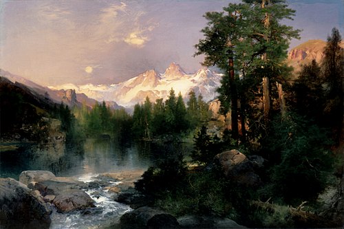 The Three Tetons, 1895, Thomas Moran