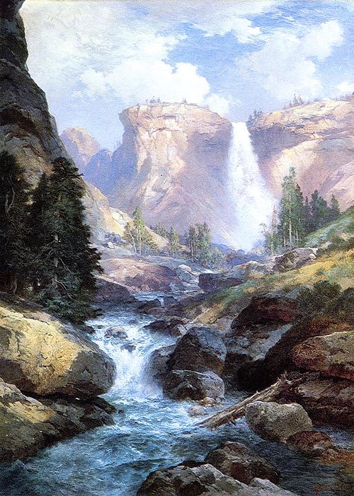 Under the Red Wall, Grand Canyon of Arizona, , Thomas Moran