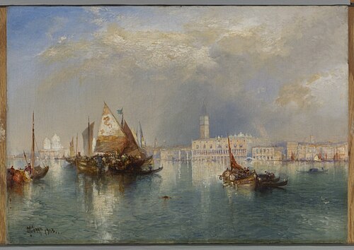 Venise, 1903, Thomas Moran