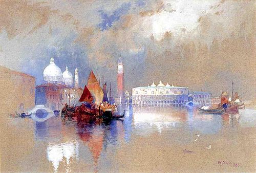 View of Venice, 1888, Thomas Moran
