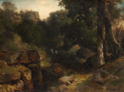 The Dell, 1878, Thomas Moran
