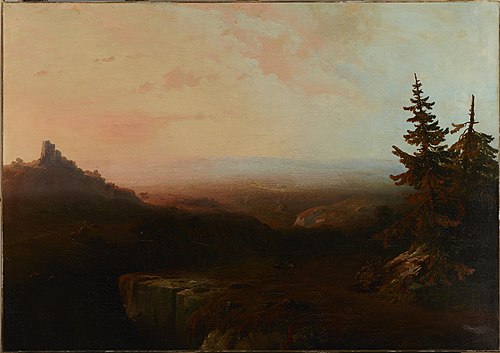 Mountain Scene, 1865, Thomas Moran