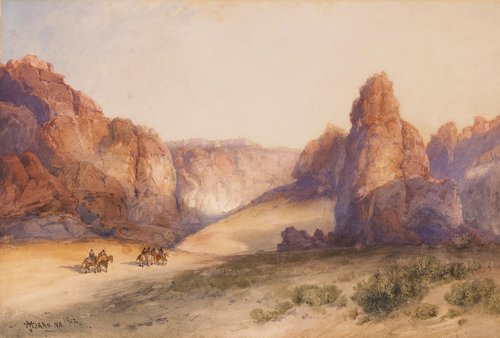 Acoma; The Rocks of Acoma, N.M., 1904, Thomas Moran