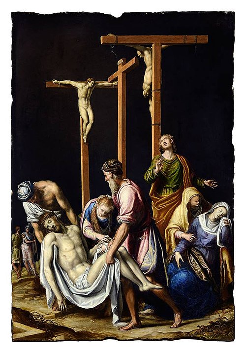 La Déposition de Croix, 1583, Simone Peterzano