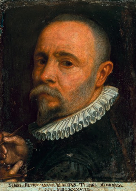 Autoritratto (Peterzano), 1589, Simone Peterzano