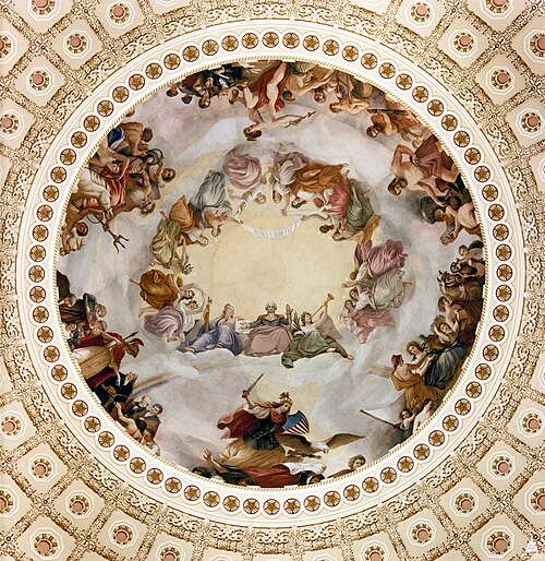The Apotheosis of Washington, 1865, Constantino Brumidi