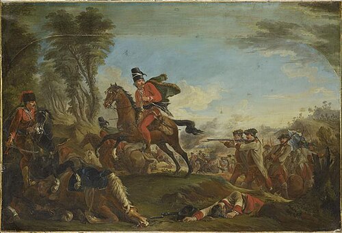 Choc de cavalerie, 1750, Francesco Casanova