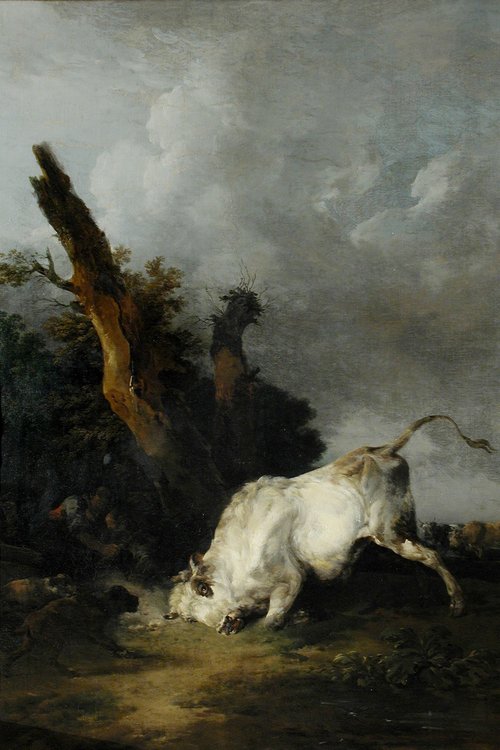 Краявід з быком, , Francesco Casanova