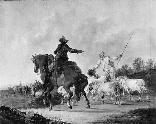 Cavalier and Shepherd, 1774, Francesco Casanova