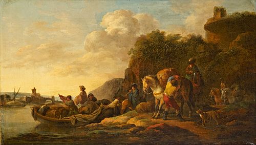 Ferry Boat, 1760, Francesco Casanova