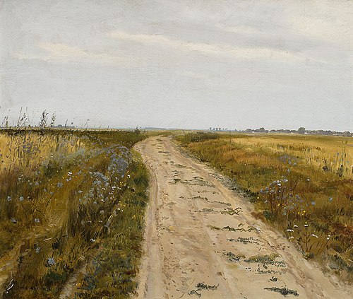 Field track, 1889, Józef Chełmoński
