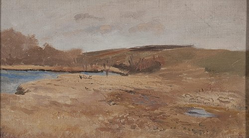 Autumn landscape, 1900, Józef Chełmoński