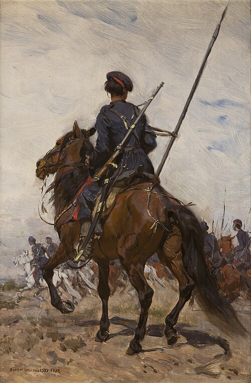 A Cossack, 1882, Józef Chełmoński