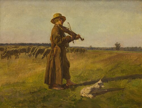 Cowherd, 1897, Józef Chełmoński