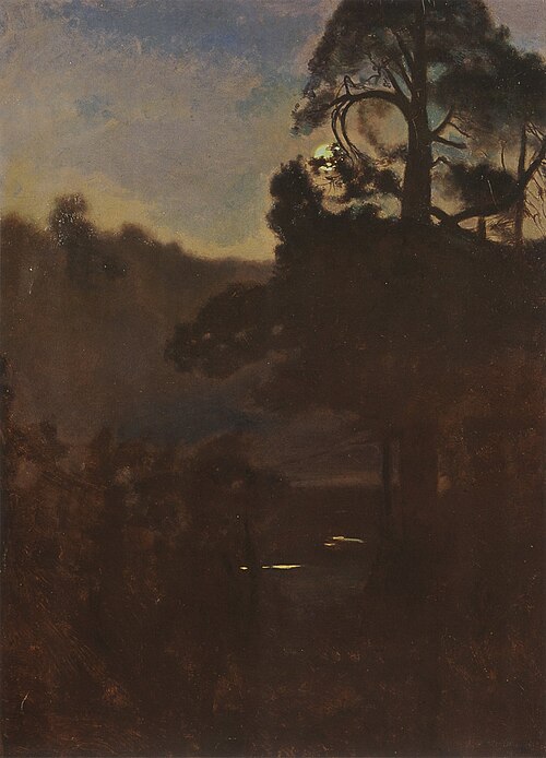 Moonlight night, 1906, Józef Chełmoński