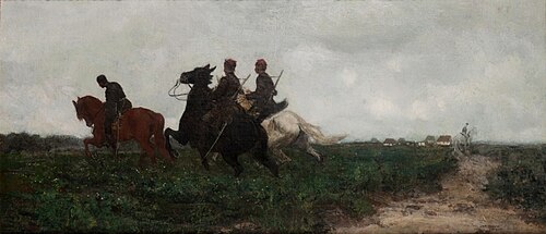 The Uprising partol, 1878, Józef Chełmoński