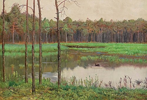 Staw w lesie, 1894, Józef Chełmoński
