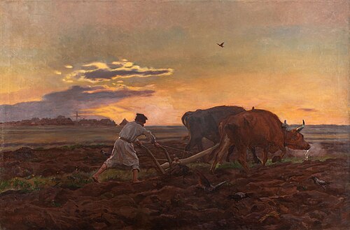 Labourage, 1896, Józef Chełmoński