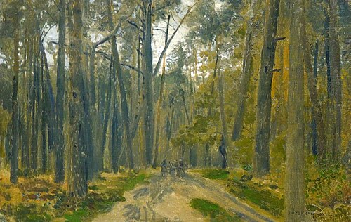 Droga w lesie, 1905, Józef Chełmoński