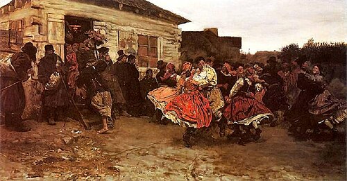 Oberek, 1878, Józef Chełmoński