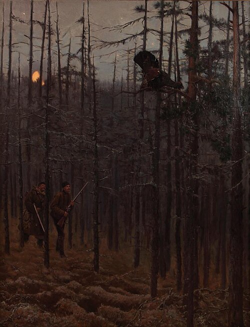 Polowanie na głuszca, 1890, Józef Chełmoński