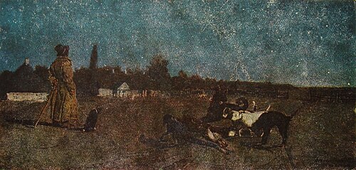 Gardien de nuit, 1875, Józef Chełmoński