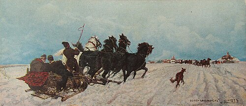Czwórka ukraińska, 1873, Józef Chełmoński
