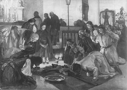 Good Friday, 1898, Józef Chełmoński