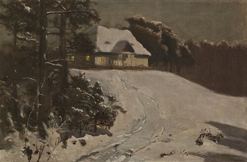 Zima, 1907, Józef Chełmoński