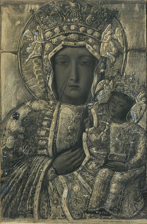 Matka Boska Częstochowska, 1903, Józef Chełmoński