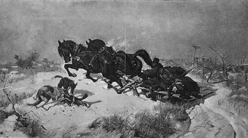 Polowanie na lisa, 1883, Józef Chełmoński