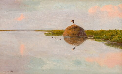 Stóg na Pińszczyźnie, 1899, Józef Chełmoński
