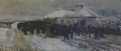 Przed karczmą, , Józef Chełmoński