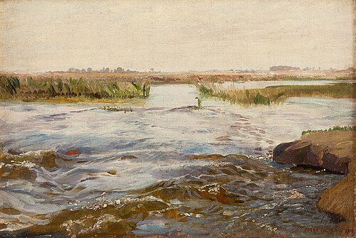 Zalana łąka, 1891, Józef Chełmoński