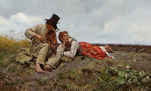 An Idyll, 1885, Józef Chełmoński