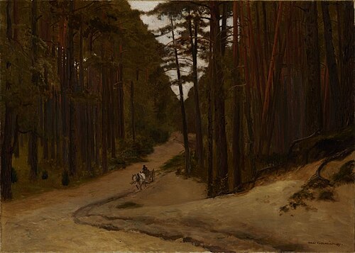 Droga przez las, 1891, Józef Chełmoński