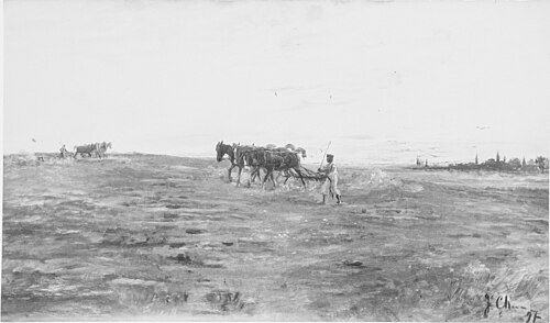Bronowanie, 1897, Józef Chełmoński