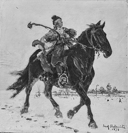 Jeździec, 1873, Józef Chełmoński