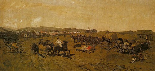 Na targu, 1884, Józef Chełmoński