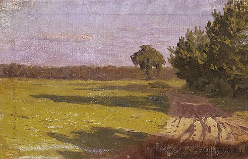 Krajobraz z Mazowsza, 1908, Józef Chełmoński