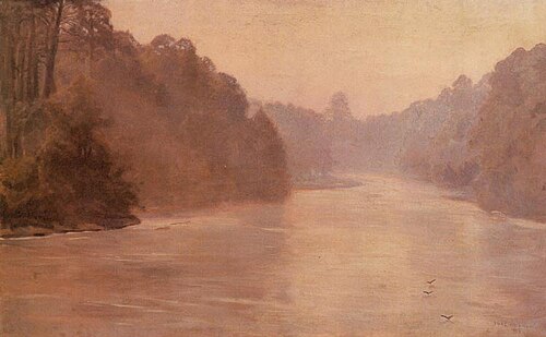 Mgły poranne. Styr, 1903, Józef Chełmoński