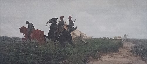 Insurgents in Potato Field, 1873, Józef Chełmoński