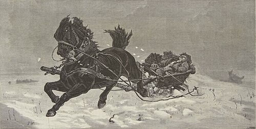Aus der Steppen in Ukraine, 1873, Józef Chełmoński