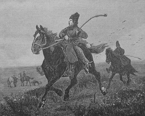 Dojeżdżacz ukraiński, 1873, Józef Chełmoński