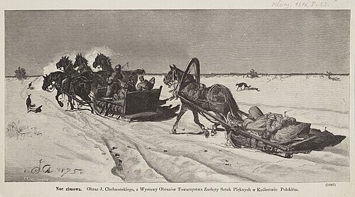 Noc księżycowa, 1875, Józef Chełmoński