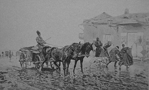 Przed zajazdem, 1882, Józef Chełmoński
