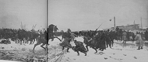 Targ na konie, 1886, Józef Chełmoński